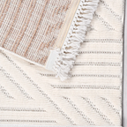 SHARED | Kusadasi Cream Ivory Geometric Modern Machine Woven Living R photo 5