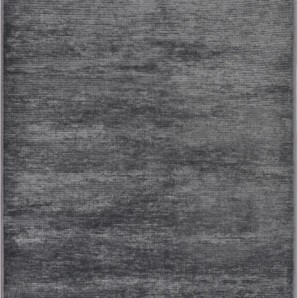 SHARED | Mimosa Charcoal Grey Solid Modern Machine Woven Living Room  photo 5
