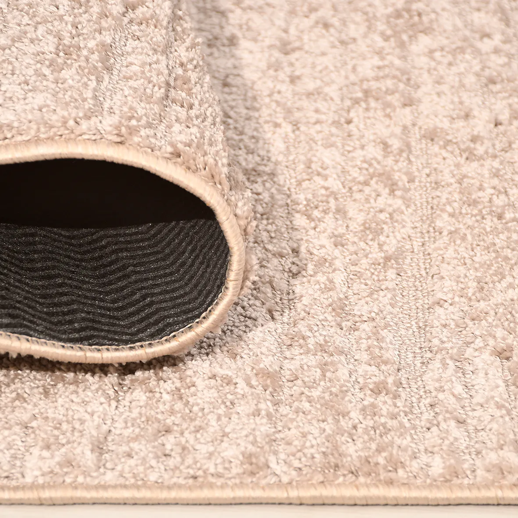SHARED | Solaris Cream Striped Scandinavian Machine Woven Beige Livin photo 5