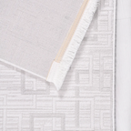 SHARED | Olympos Light Grey Geometric Modern Machine Woven Living Roo photo 5
