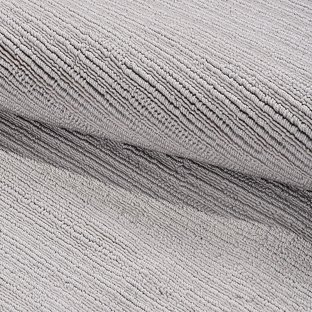 SHARED | Transept Ivory Solid Modern Machine Woven Fringe Living Room photo 4