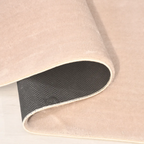 SHARED | Gallery Beige Solid Modern Machine Woven Plain Soft Living R photo 5