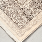 SHARED | Alcove Cream Taupe Traditional Damask Medallion Machine Wove photo 5