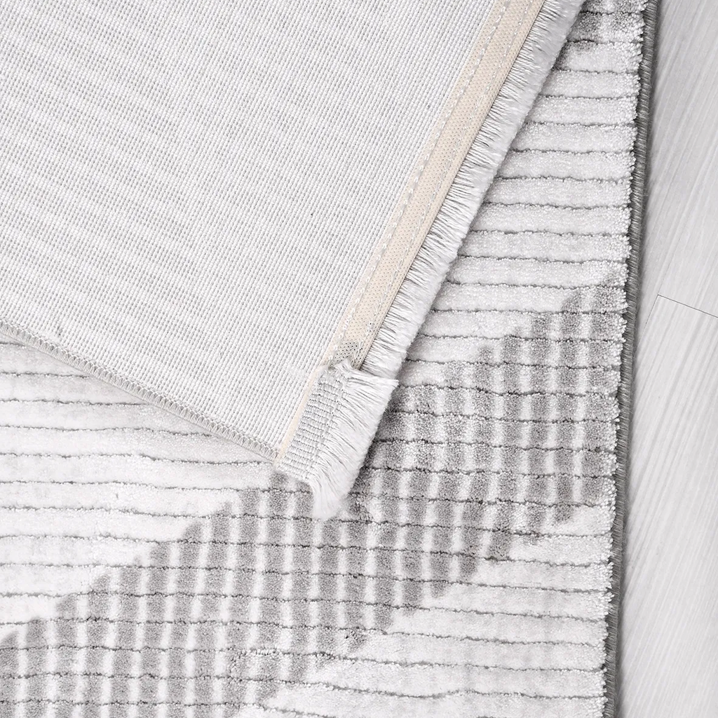 SHARED | Catkin Cream Grey Geometric Modern Machine Woven Living Room photo 5
