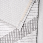 SHARED | Catkin Cream Grey Geometric Modern Machine Woven Living Room photo 5