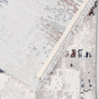 SHARED | Bluff Cream Grey Abstract Modern Machine Woven Living Room B photo 6