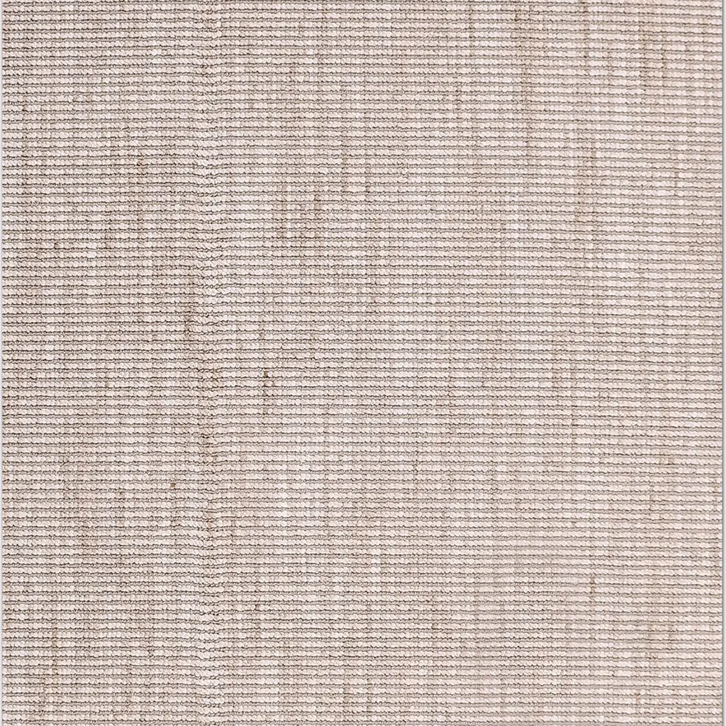 SHARED | Chert Beige Solid Modern Machine Woven Neutral Living Room B photo 6