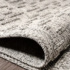 SHARED | Adamant Grey Abstract Modern Machine Woven Living Room Bedro photo 6