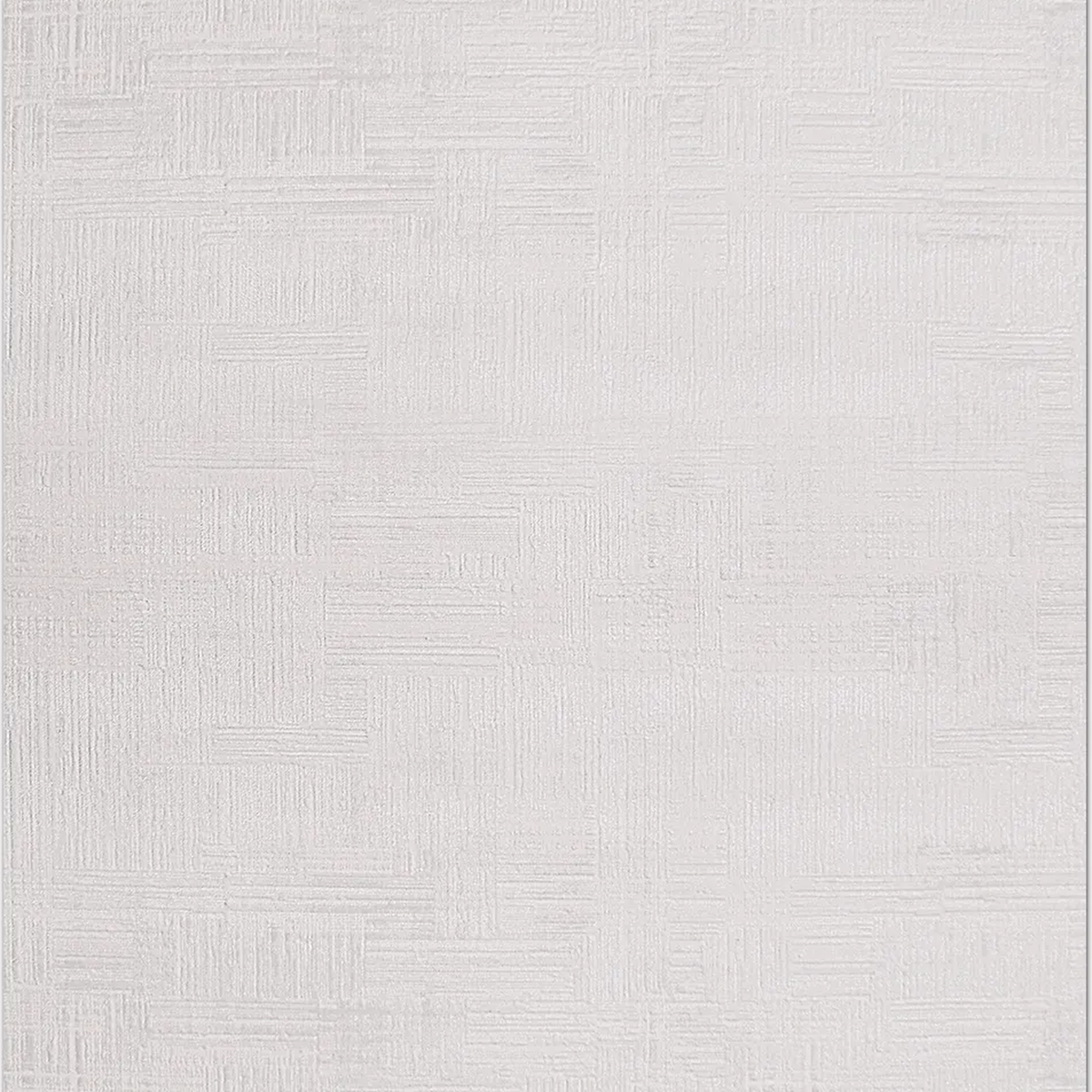 SHARED | Miletus Cream Solid Modern Machine Woven Fringe Living Room  photo 6