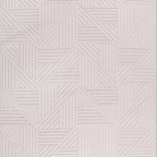 SHARED | Kas Cream Modern Geometric Machine Woven High-Low Carved Liv photo 6
