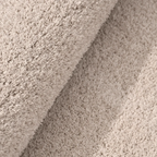 SHARED | Sundown Beige Solid Shaggy Scandinavian Machine Woven Living photo 6