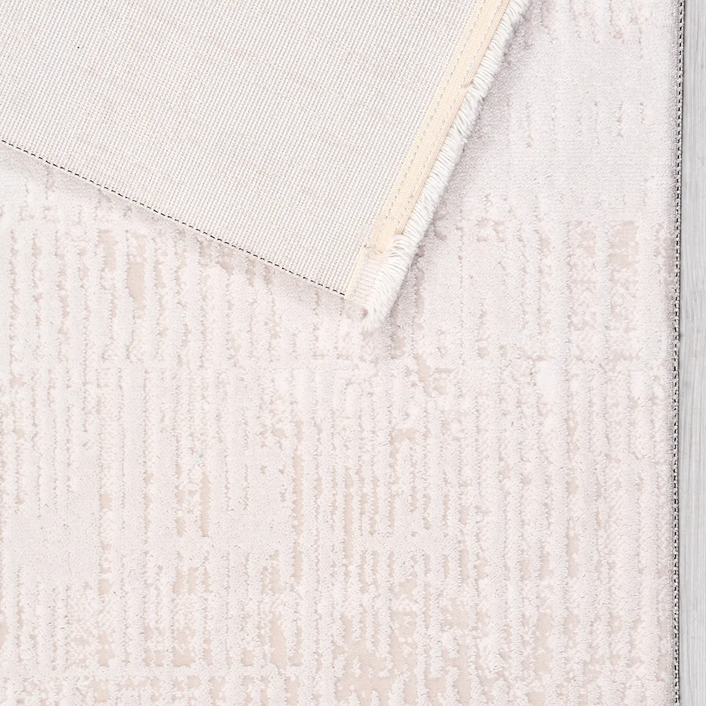 SHARED | Cairn Ivory Abstract Modern Machine Woven Living Room Bedroo photo 6
