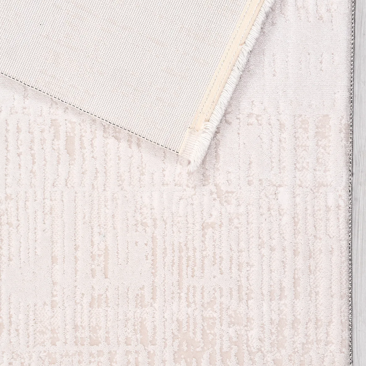 SHARED | Cairn Ivory Abstract Modern Machine Woven Living Room Bedroo photo 6