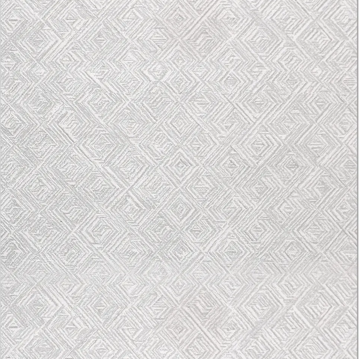 SHARED | Shimmer Cream Modern Geometric Machine Woven Living Room Bed photo 6