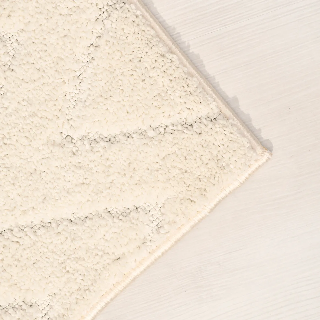 SHARED | Squall Cream Boho Geometric Chevron Machine Woven Living Roo photo 6