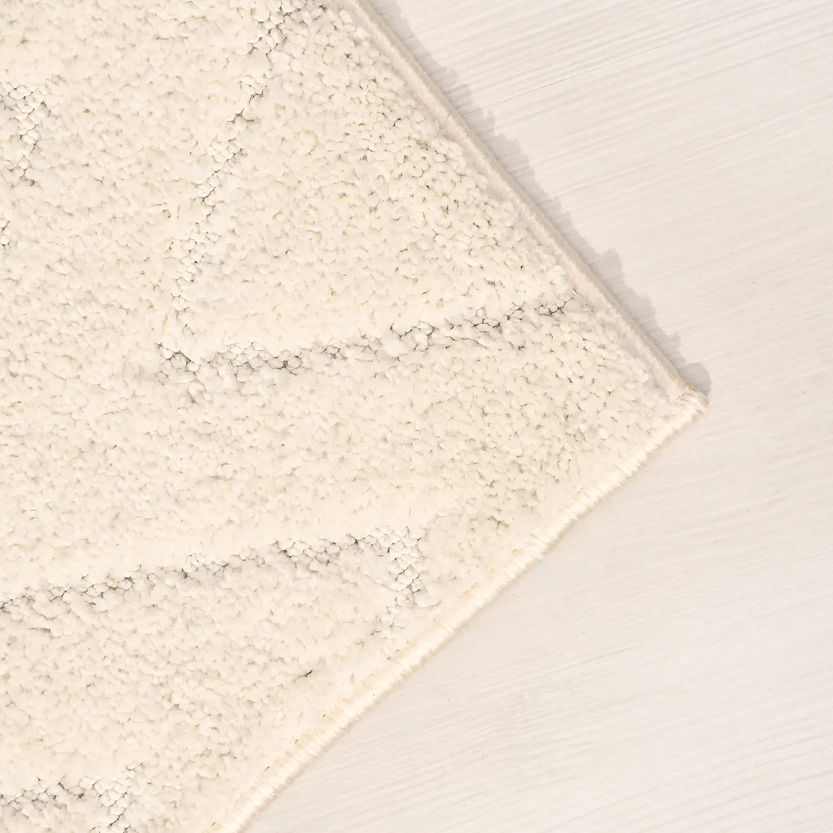 SHARED | Squall Cream Boho Geometric Chevron Machine Woven Living Roo photo 6