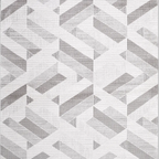 SHARED | Catkin Cream Grey Geometric Modern Machine Woven Living Room photo 6