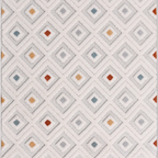 SHARED | Nave Ivory Geometric Diamond Machine Woven Transitional Mode photo 5