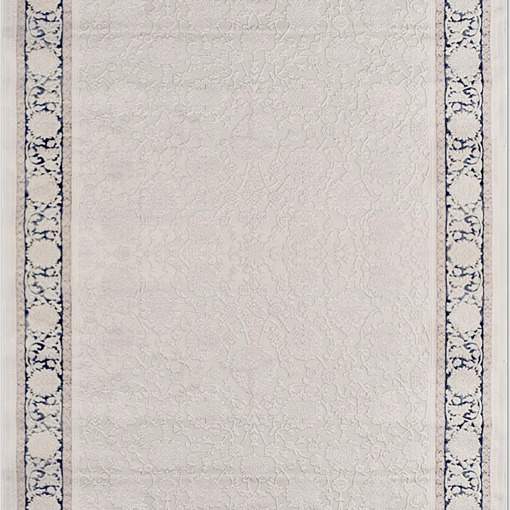 SHARED | Cinnabar Cream Navy Persian Style Traditional Machine Woven  photo 6