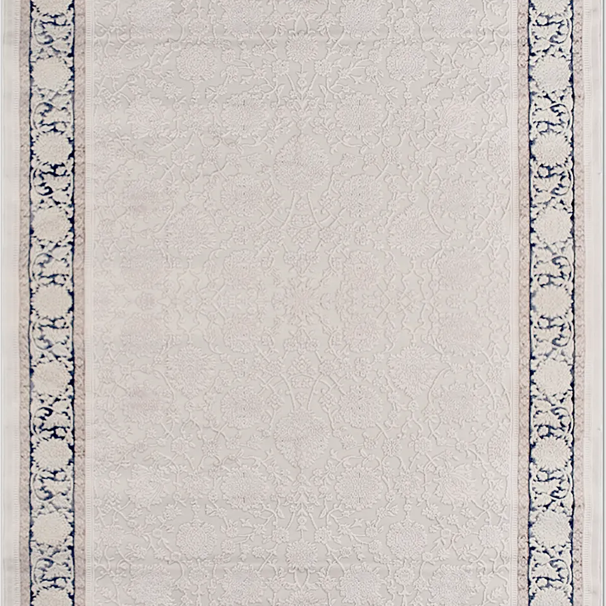 SHARED | Cinnabar Cream Navy Persian Style Traditional Machine Woven  photo 6