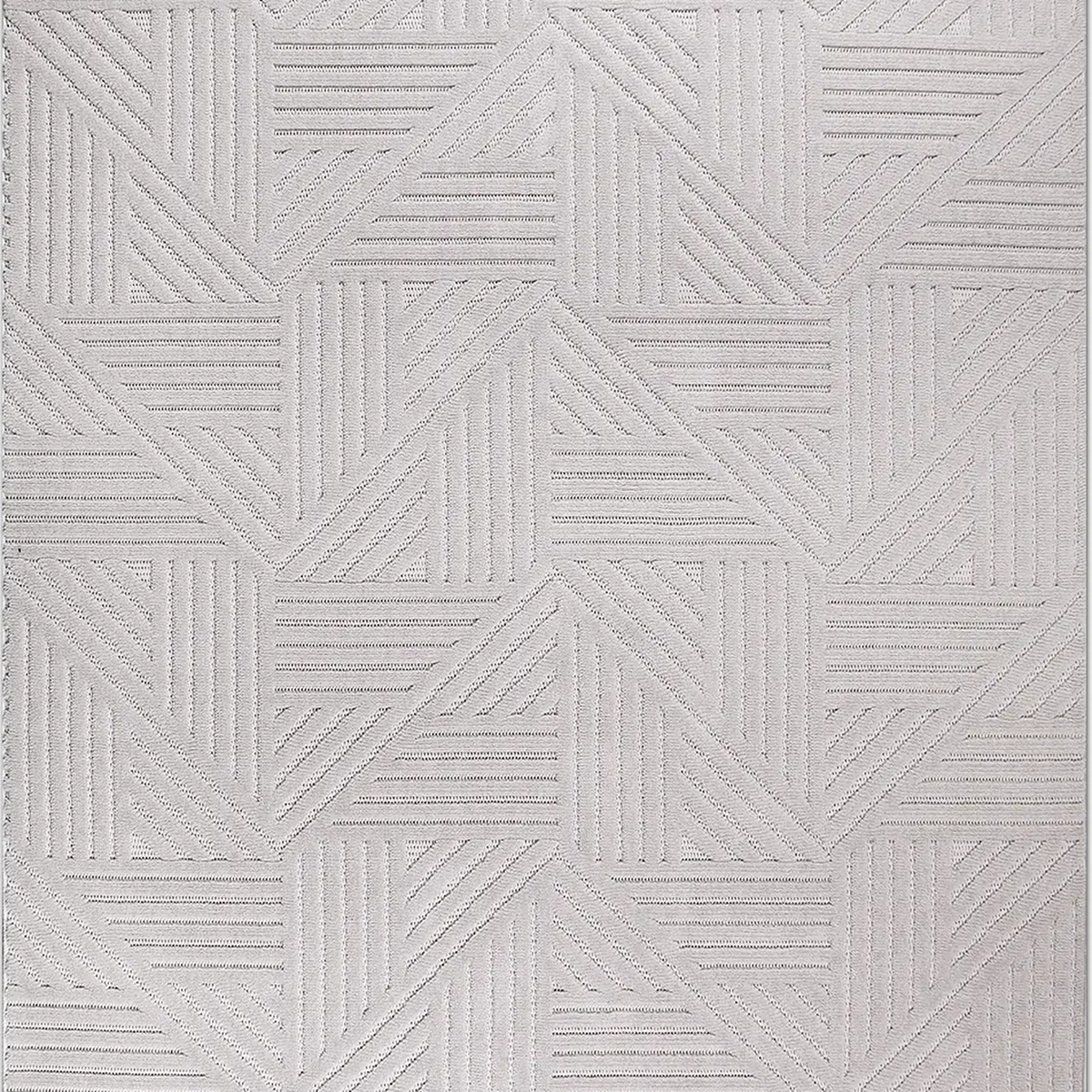 SHARED | Konya Cream Geometric Modern Machine Woven Living Room Bedro photo 6