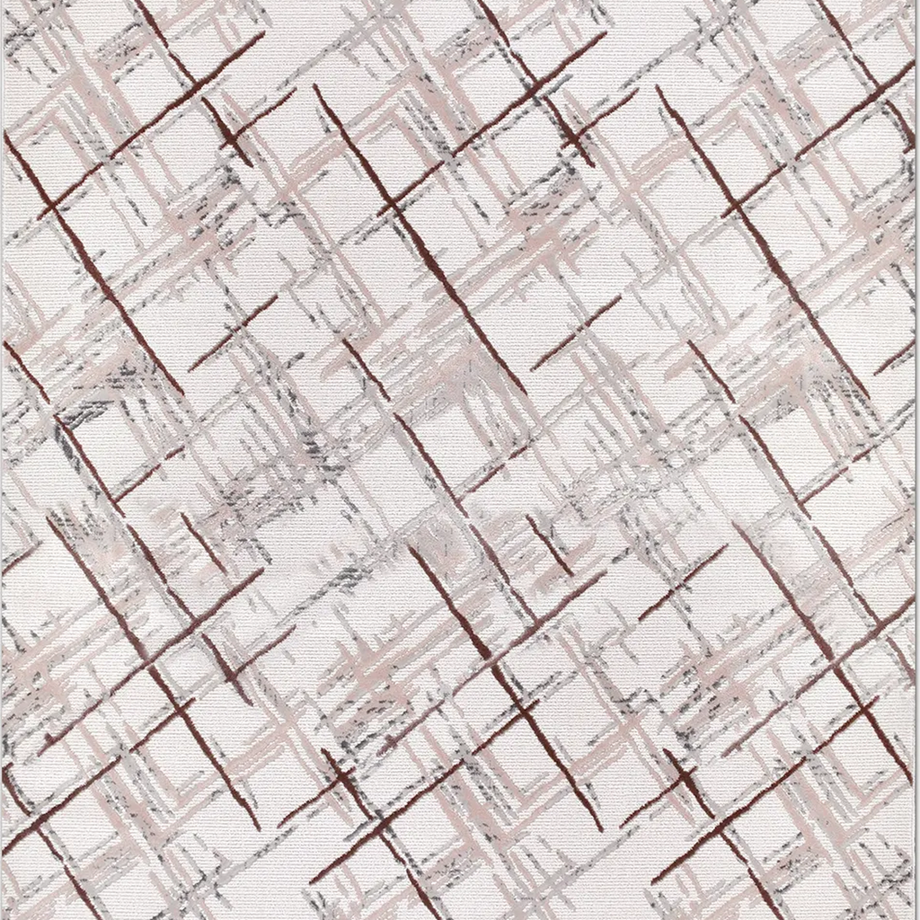 SHARED | Sandbar Cream Beige Abstract Modern Machine Woven Living Roo photo 6