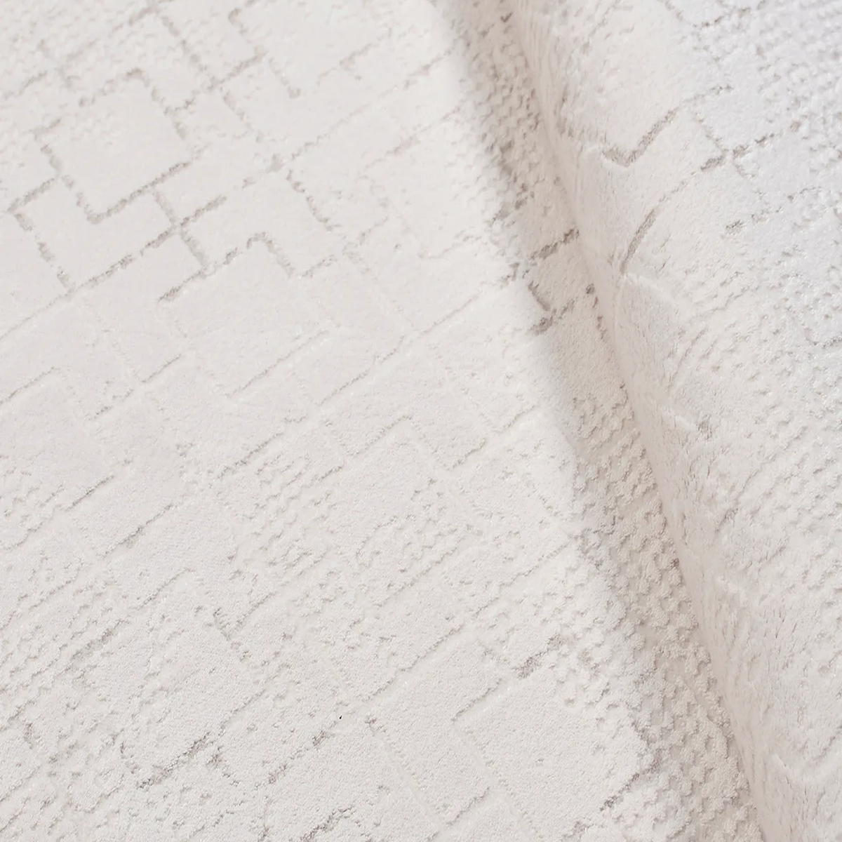 SHARED | Westerly Cream Ivory Geometric Transitional Modern Machine W photo 5