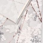 SHARED | Butte Cream Grey Abstract Modern Machine Woven Blush Rust Li photo 6