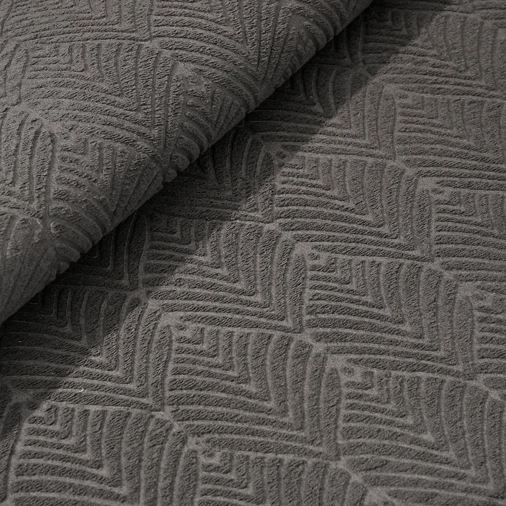 SHARED | Carnelian Charcoal Grey Geometric Modern Machine Woven Livin photo 6