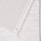 SHARED | Samphire Cream Modern Geometric Diamond Lattice Machine Wove photo 6
