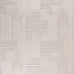 SHARED | Kekova Cream Abstract Modern Machine Woven Ivory Beige Livin photo 6