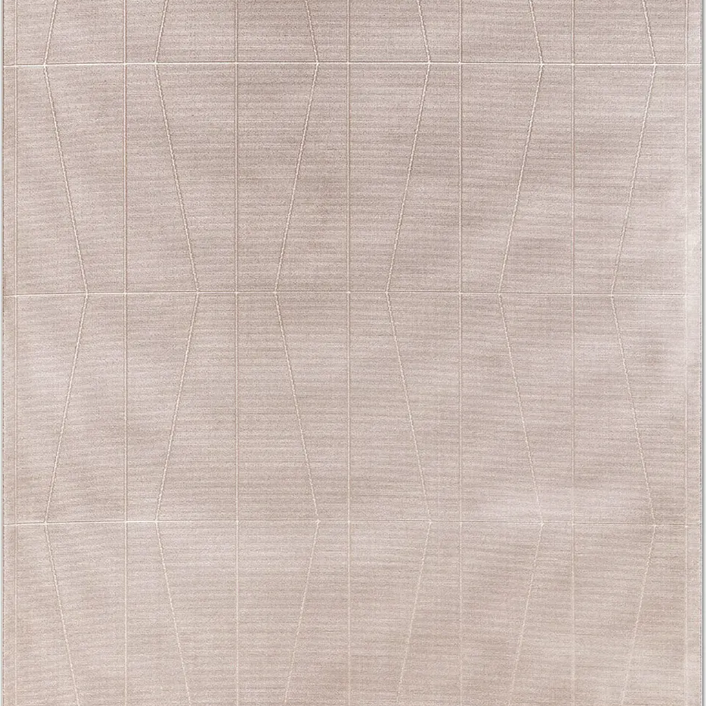 SHARED | Azalea Beige Modern Geometric Machine Woven Cream Taupe Livi photo 6