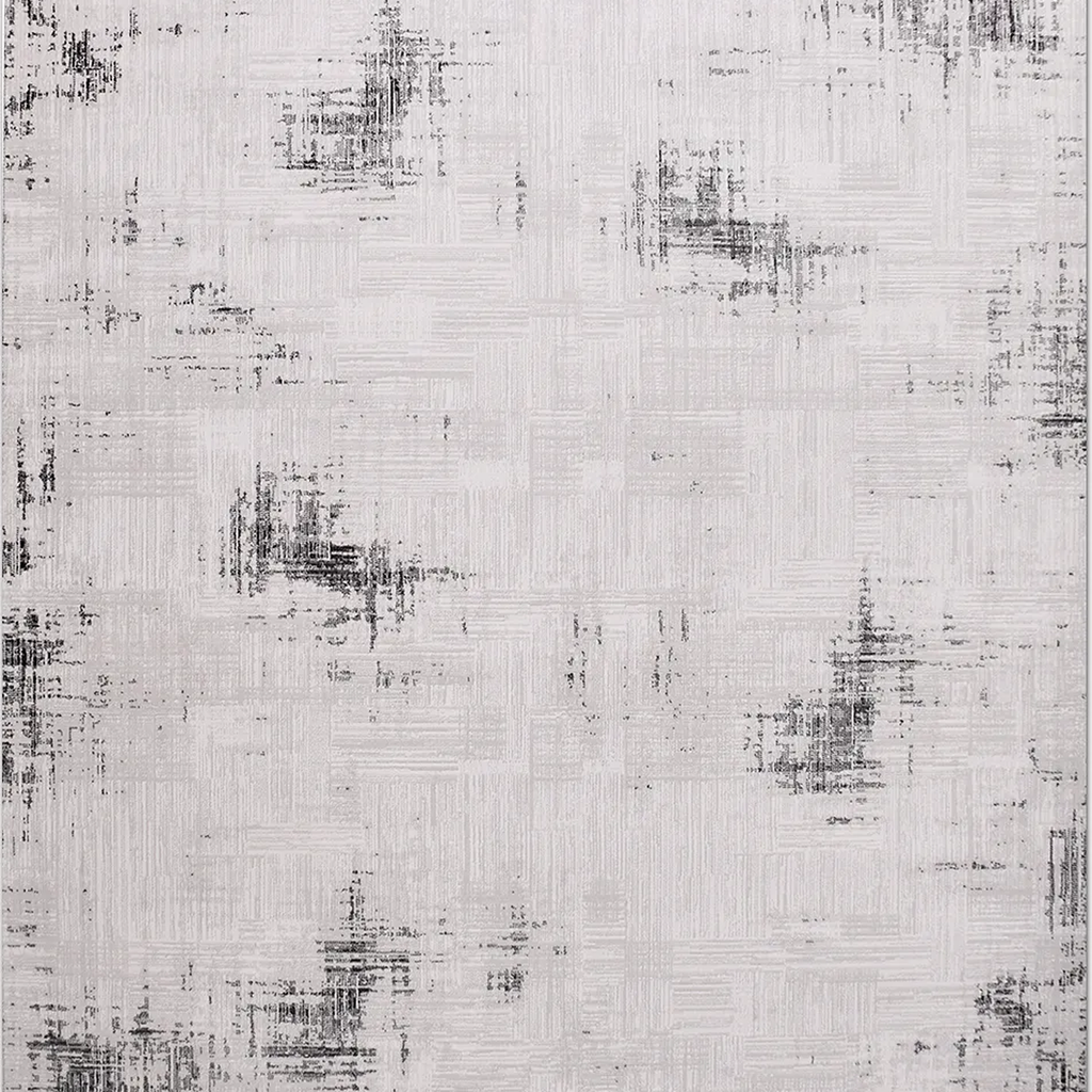SHARED | Mudanya Grey Charcoal Abstract Modern Machine Woven Living R photo 6