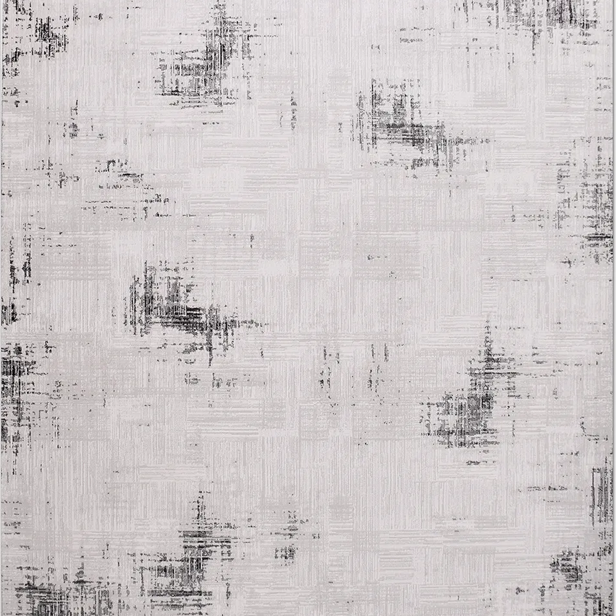 SHARED | Mudanya Grey Charcoal Abstract Modern Machine Woven Living R photo 6