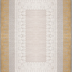 SHARED | Cesme Beige Gold Persian Style Traditional Machine Woven Liv photo 6