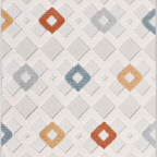 SHARED | Lodge Cream Boho Geometric Diamond Machine Woven Living Room photo 5