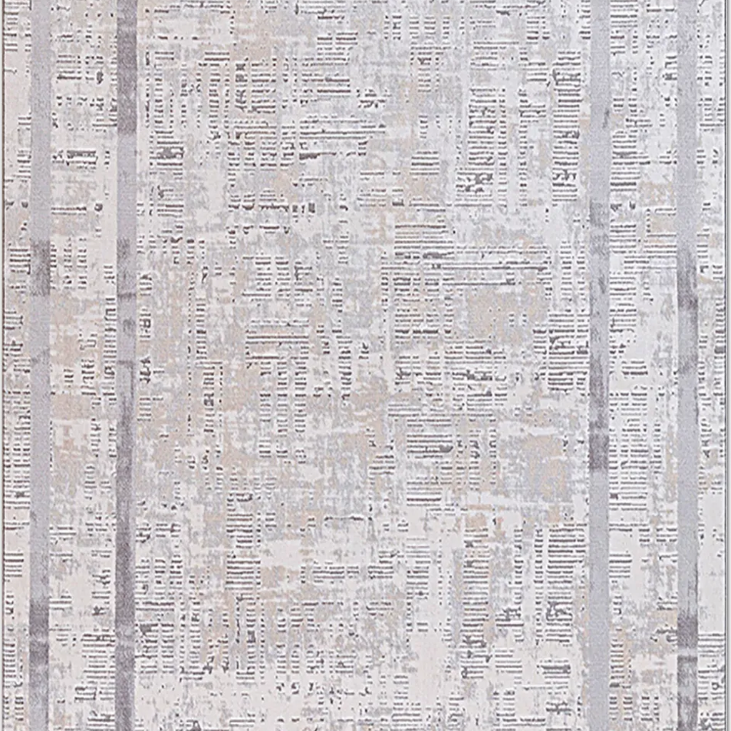 SHARED | Hemlock Cream Grey Abstract Modern Machine Woven Living Room photo 6