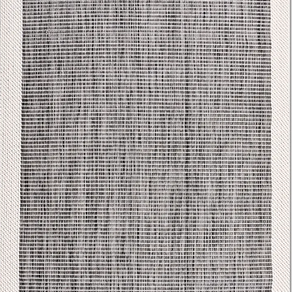 SHARED | Tansy Grey Cream Striped Scandinavian Machine Woven Living R photo 5