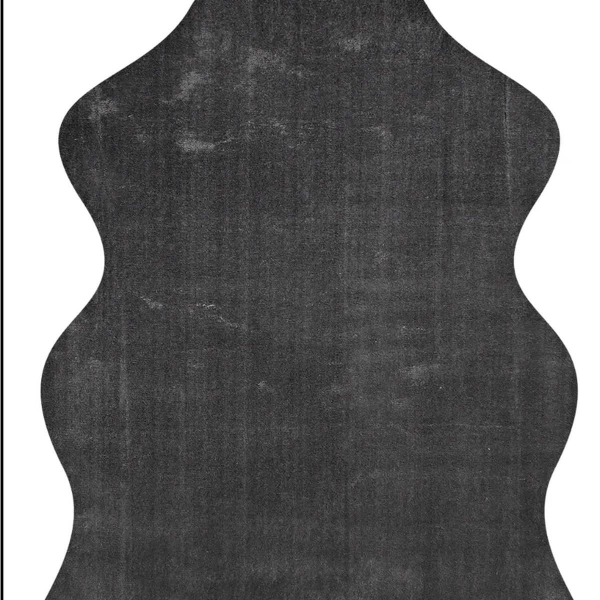 SHARED | Steeple Charcoal Grey Solid Modern Shaggy Machine Woven Livi photo 5