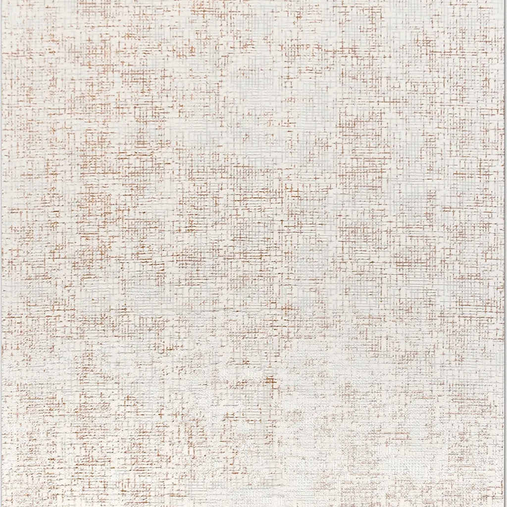 SHARED | Ford Cream Rust Abstract Modern Machine Woven Living Room Be photo 6
