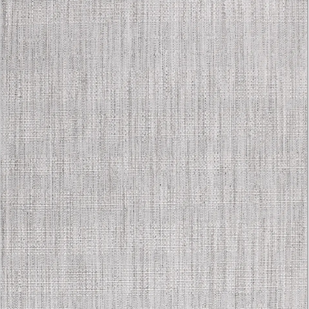 SHARED | Kalkan Light Grey Solid Scandinavian Machine Woven Living Ro photo 6