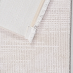 SHARED | Ravine Cream Abstract Modern Machine Woven Living Room Bedro photo 6