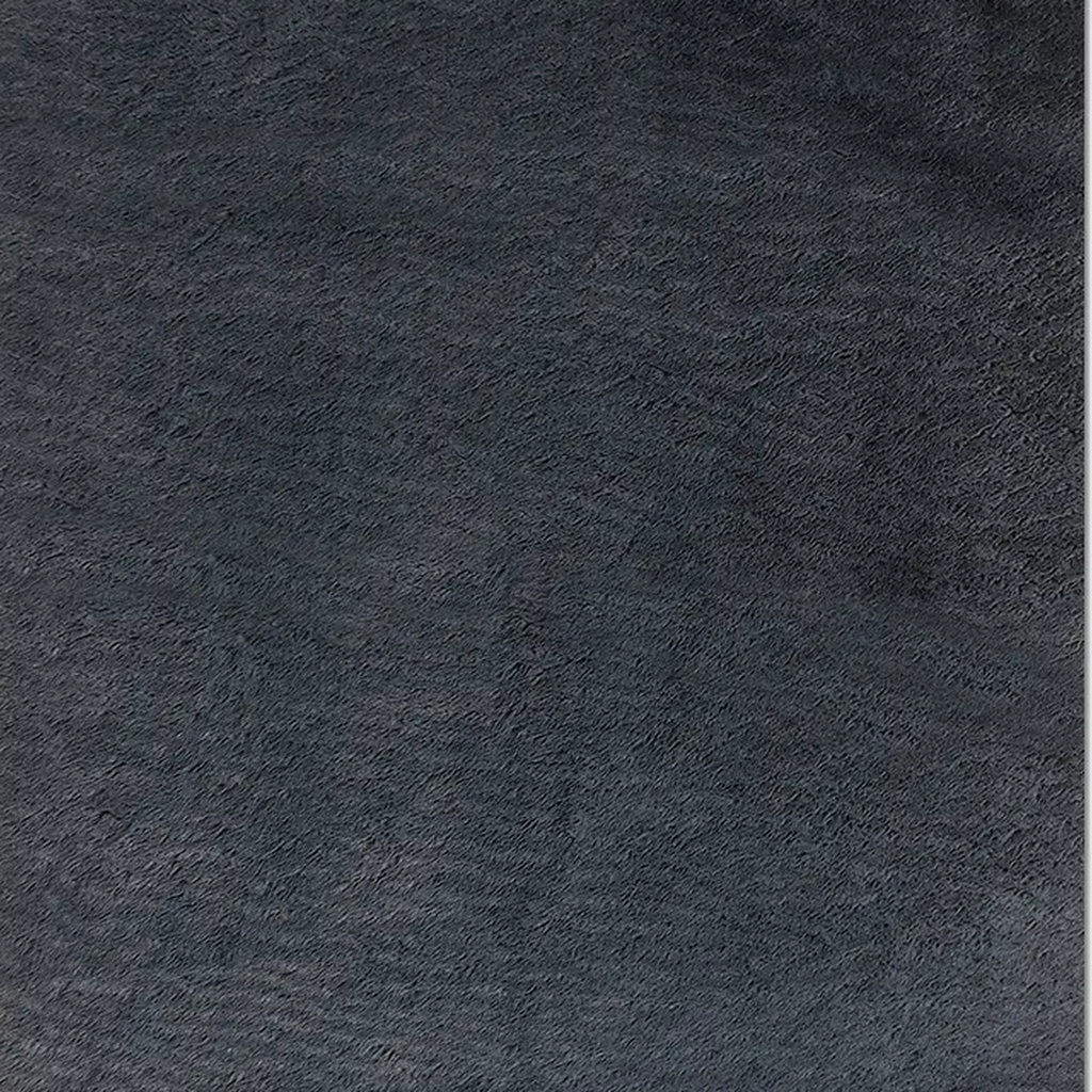 SHARED | Knidos Charcoal Grey Solid Shag Modern Machine Woven Living  photo 6