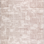 SHARED | Cupola Blush Pink Cream Abstract Modern Machine Woven Living photo 6