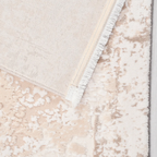 SHARED | Moraine Cream Beige Abstract Modern Machine Woven Living Roo photo 6