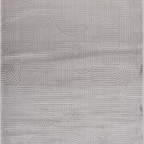 SHARED | Celandine Grey Modern Geometric Machine Woven Living Room Be photo 6