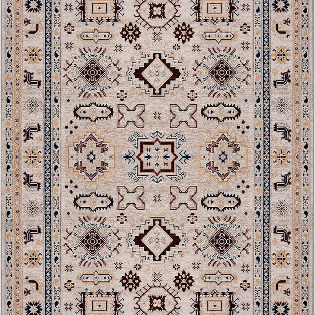 SHARED | Equinox Persian Style Traditional Machine Woven Beige Burgun photo 6