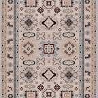 SHARED | Equinox Persian Style Traditional Machine Woven Beige Burgun photo 6