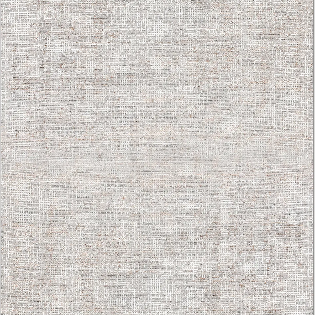 SHARED | Foreland Modern Abstract Distressed Beige Grey Machine Woven photo 6