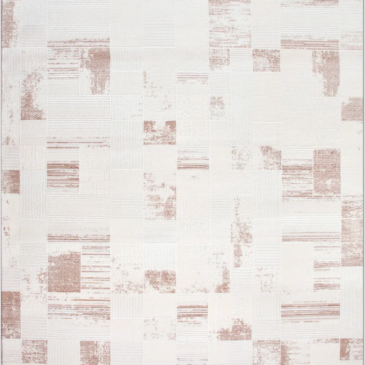 SHARED | Afterglow Blush Pink Cream Abstract Modern Machine Woven Liv photo 6